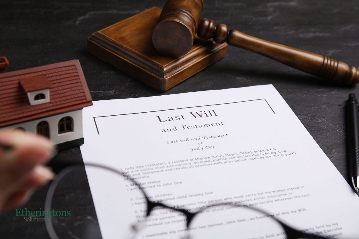 Image of a Will documents on a lawyers desk - relating to the blog post about inheritance disputes