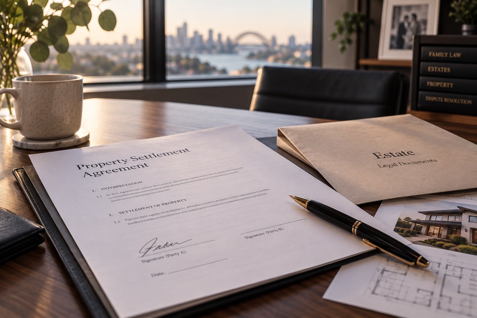 property settlement paperwork